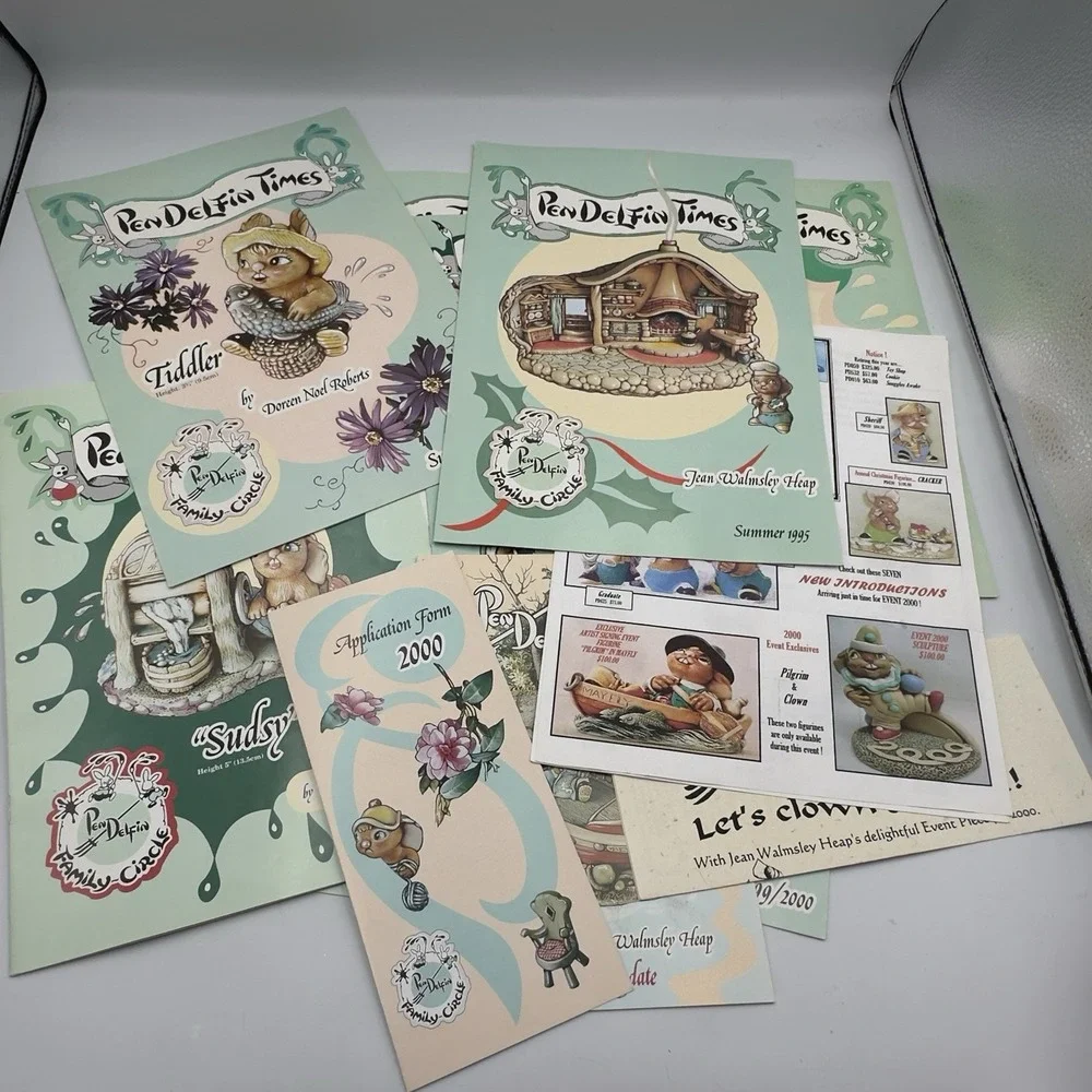 Lot Of PENDELFIN STORE ADVERTISING BOOKLETS‎ Pamphlets Family Circle
